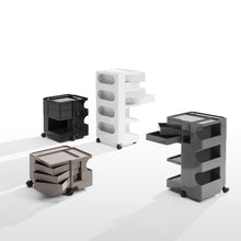 Lade das Bild in den Galerie-Viewer, B-Line Boby B22 Büro Rollcontainer S mit 2 Schwenkfächern, Design Joe Colombo