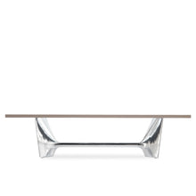 Afbeelding in Gallery-weergave laden, Baleri Italia Fratino, Esstisch mit Glasplatte & Aluminiumgestell