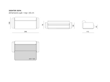Lade das Bild in den Galerie-Viewer, Schlafsofa FADE von Prostoria – Minimalismus mit Komfort