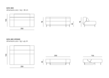Lade das Bild in den Galerie-Viewer, Prostoria Schlafsofa Pil-low – Vielseitigkeit trifft Design