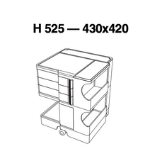 Lade das Bild in den Galerie-Viewer, B-Line Boby B23 Büro Rollcontainer S mit 3 Schwenkfächern, Design Joe Colombo

