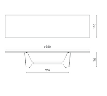 Afbeelding in Gallery-weergave laden, Baleri Italia Fratino, Esstisch mit Glasplatte & Aluminiumgestell
