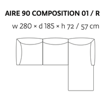 Load the image into the gallery viewer, Prostoria Aire Sofa – Modulares Design trifft Leichtigkeit