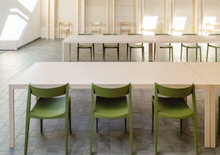 Lade das Bild in den Galerie-Viewer, Prostoria Bik – Moderner Holzstuhl, stapelbar und besonders leicht