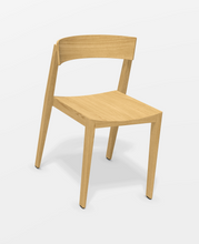Lade das Bild in den Galerie-Viewer, Prostoria Bik – Moderner Holzstuhl, stapelbar und besonders leicht