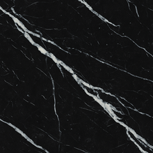 Afbeelding in Gallery-weergave laden, Knoll Saarinen Esstisch – Ovaler Tulip Table 198x121 cm mit Nero Marquina Marmor & schwarzem Fuß