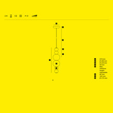 Afbeelding in Gallery-weergave laden, Formagenda Pearls Double Suspension - 67 cm, Pendelleuchte mit Glaskugeln