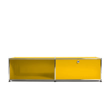 Lade das Bild in den Galerie-Viewer, USM Haller TV-Lowboard, mit 1 Klappe B1523 x H390mm x T373 mm - 14 Farben