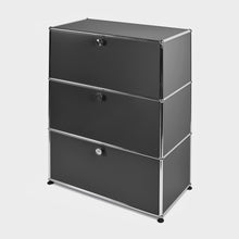 Afbeelding in Gallery-weergave laden, USM Haller Bücherregal, mit 3 Klappen B773 x H1090x T373mm - 14 Farben