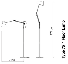 Lade das Bild in den Galerie-Viewer, Anglepoise® Type 75 Floor Lamp / Steh- und Bodenleuchte - Margaret Howell Editions & weitere Farben
