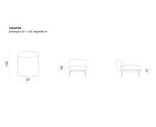 Afbeelding in Gallery-weergave laden, Prostoria - Sofa Echo (modulares Sofas)