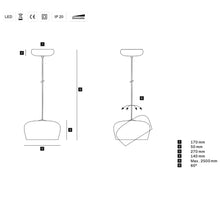Charger l'image dans la galerie, Formagenda Coppola, Pendelleuchte aus Keramik
