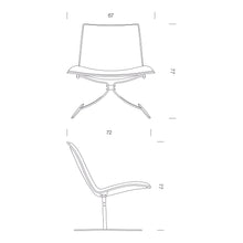 Lade das Bild in den Galerie-Viewer, Lange Production JK 710 Skater Chair, Jørgen Kastholm