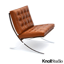 Carica l'immagine nel visualizzatore di Gallery, Knoll Barcelona Relax Sessel, Design Ludwig Mies van der Rohe, Leder Venezia