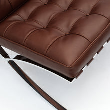 Carica l'immagine nel visualizzatore di Gallery, Knoll Barcelona Relax Sessel, Design Ludwig Mies van der Rohe, Leder Venezia