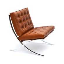 Carica l'immagine nel visualizzatore di Gallery, Knoll Barcelona Relax Sessel, Design Ludwig Mies van der Rohe, Leder Venezia