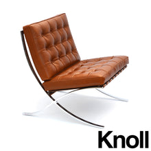 Carica l'immagine nel visualizzatore di Gallery, Knoll Barcelona Relax Sessel, Design Ludwig Mies van der Rohe, Leder Venezia