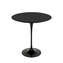 Charger l'image dans la galerie, Knoll Saarinen Tulip Beistelltisch schwarz, rund ø 51 cm