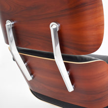 Lade das Bild in den Galerie-Viewer, Vitra Lounge Chair & Ottoman, Santos Palisander, Leder Premium F Nero, poliert (XL / Neue Maße)