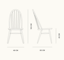 Afbeelding in Gallery-weergave laden, L.Ercolani Holzstuhl im Windsor Stil - Modell Utility Chair
