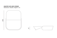 Load the image into the gallery viewer, Schlafsofa Up Lift von Prostoria – Design trifft Funktion

