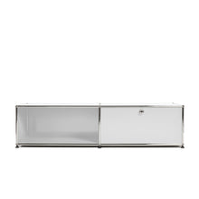 Afbeelding in Gallery-weergave laden, USM Haller TV-/Hi-Fi-Möbel, mit 1 Klappe B1523 x H390mm x T373 mm - 14 Farben
