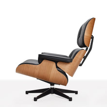 Charger l&#39;image dans la galerie, Vitra Lounge Chair (neue Maße) Leder Premium F, schwarz

