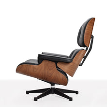 Load the image into the gallery viewer, Vitra Lounge Chair (neue Maße) Leder Premium F, schwarz
