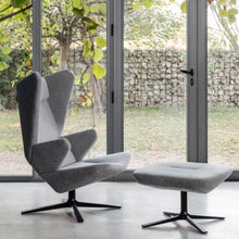 Lade das Bild in den Galerie-Viewer, Trifidae Sessel – Drehbarer Designer-Sessel mit floraler Geometrie
