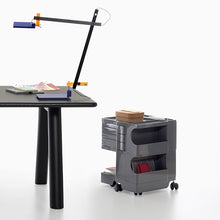 Load the image into the gallery viewer, B-Line - Boby B32 office pedestal with 2 swivel compartments, design Joe Colombo
