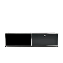 Afbeelding in Gallery-weergave laden, USM Haller E TV-/Hi-Fi-Möbel mit Klappe T373 x B1523 x H390 mm - 14 Farben
