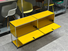 Afbeelding in Gallery-weergave laden, USM Haller Sideboard mit 2 Klappen - unten offen
