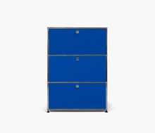 Afbeelding in Gallery-weergave laden, USM Haller Regal Highboard M, mit 3 Klappen B773 x H1090x T373mm - 14 Farben
