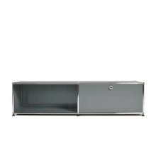 Afbeelding in Gallery-weergave laden, USM Haller TV-/Hi-Fi-Möbel, mit 1 Klappe B1523 x H390mm x T373 mm - 14 Farben
