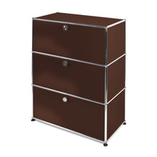 Carica l&#39;immagine nel visualizzatore di Gallery, USM Haller Regal Highboard M, mit 3 Klappen B773 x H1090x T373mm - 14 Farben
