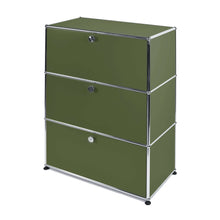 Carica l&#39;immagine nel visualizzatore di Gallery, USM Haller Regal Highboard M, mit 3 Klappen B773 x H1090x T373mm - 14 Farben
