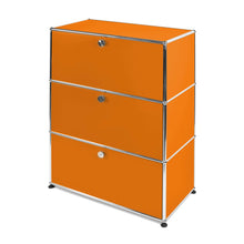 Carica l&#39;immagine nel visualizzatore di Gallery, USM Haller Regal Highboard M, mit 3 Klappen B773 x H1090x T373mm - 14 Farben
