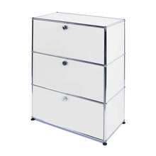 Carica l&#39;immagine nel visualizzatore di Gallery, USM Haller Regal Highboard M, mit 3 Klappen B773 x H1090x T373mm - 14 Farben
