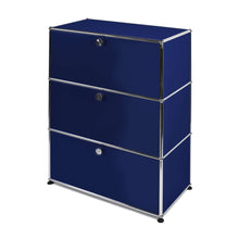 Carica l&#39;immagine nel visualizzatore di Gallery, USM Haller Regal Highboard M, mit 3 Klappen B773 x H1090x T373mm - 14 Farben
