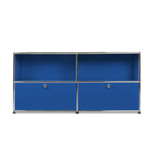 Load the image into the gallery viewer, USM Haller Sideboard M mit 2 Klappen unten B1523 x H740 x T373mm
