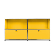 Charger l&#39;image dans la galerie, USM Haller Sideboard M mit 2 Klappen unten B1523 x H740 x T373mm
