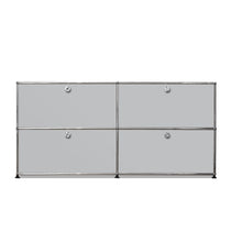 Lade das Bild in den Galerie-Viewer, USM Haller Sideboard M mit vier Klapptüren B1523 x H740 x T373mm
