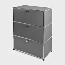 Carica l&#39;immagine nel visualizzatore di Gallery, USM Haller Regal Highboard M, mit 3 Klappen B773 x H1090x T373mm - 14 Farben
