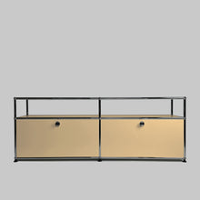 Afbeelding in Gallery-weergave laden, USM Haller Regal, mit 2 Klappen und offenem Fach B1523 x H565mm x T373mm - 14 Farben
