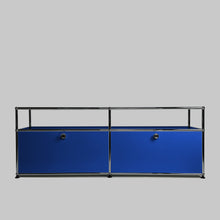 Afbeelding in Gallery-weergave laden, USM Haller Regal, mit 2 Klappen und offenem Fach B1523 x H565mm x T373mm - 14 Farben

