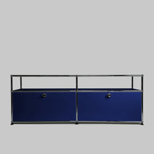 Afbeelding in Gallery-weergave laden, USM Haller Regal, mit 2 Klappen und offenem Fach B1523 x H565mm x T373mm - 14 Farben
