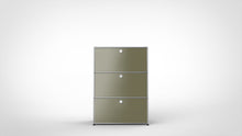 Charger l&#39;image dans la galerie, konektra Highboard mit Klapptüren, LINE 1802 Olive
