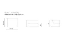 Carica l&#39;immagine nel visualizzatore di Gallery, Prostoria - Sofa Match L (modulares Sofa)
