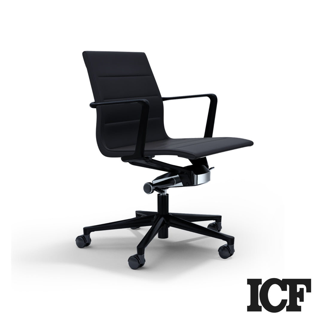 ICF Office - Valea Esse office chair, height-adjustable, tiltable with 5 castors