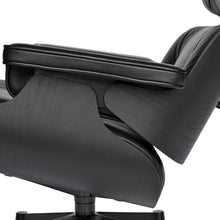Afbeelding in Gallery-weergave laden, Vitra Eames Lounge Chair, schwarz / schwarz, Esche schwarz, Leder Premium F Nero (XL / Neue Maße)
